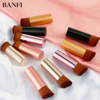 China BANFI 1Pcs Mini Portable Makeup Brushes Face For Liquid Foundation Seamless Oblique Head Sweep Professional Cosmetic Makeup Brush for sale