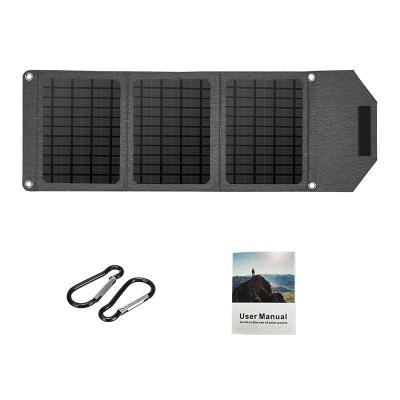 China High Quality Single Crystal Solar Cell 20 Watt 6 Volt Outdoor Charging Take Out Portable Folding Solar Panels 408mm*366.5mm*17mm length width Â±3 for sale