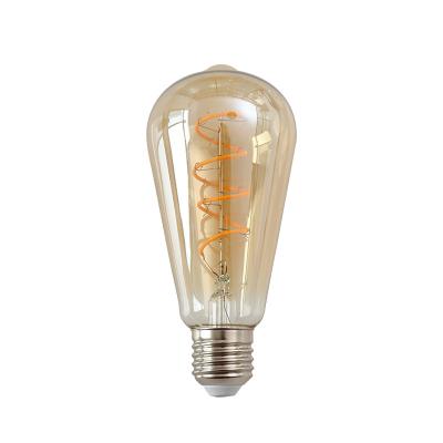 China Residential Vintage Led Edison Bulb ST64 Antique Led Filament Light Bulb Cage Antique Lamp For Home Decorative for sale