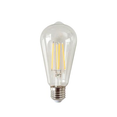 China Residential Classical Vintage Led Edison Bulbs Warm White ST64 Antique Single Led Filament Bulbs Clear Glass Lamp for sale