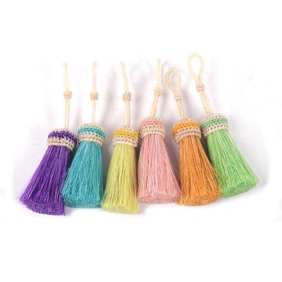 China Neutral Curtain Colors Horse Hair Tassel For Sale for sale