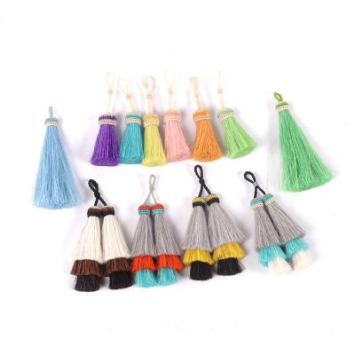 China Character horse hair braids for hat/Long Loop with Ball Horsehair Tassel: 4