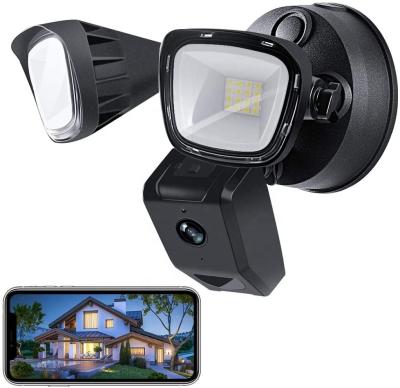 China NIGHT VISION TUYA Smart 1080P HD PIR Motion Sensor Outdoor Wireless Security LED Floodlight Camera for sale