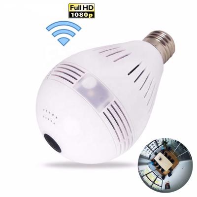 China Integrated Panoramic Siren v380 IP Bulb CCTV Camera Night Vision Bulbs with Camera and Recording for sale