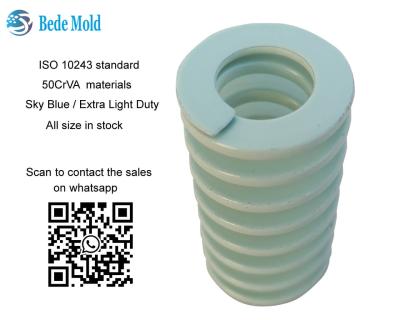 China ISO10243 VL Series Light green Color Extre Light Load Spring All Size In Stock Te koop