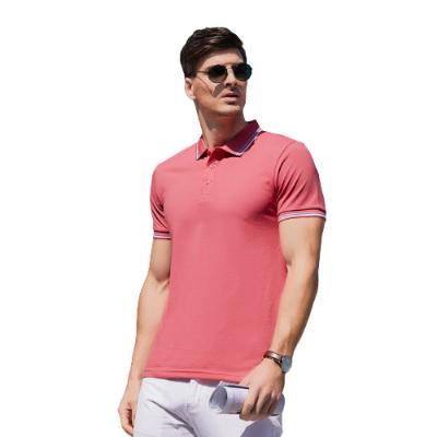 China Wholesale High Quality Men Casual Polo Shirts Business Anti-Wrinkle Solid Color Breathable Sweatshirts for sale