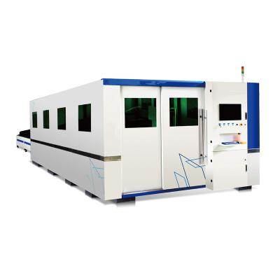 China SERVO MOTOR 3015 Exchange 1500W Platform Metal CNC Laser Cutting Machine With Safety Cover for sale