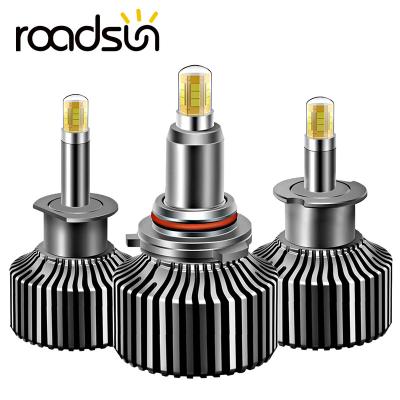 China High Beam Low Beam Headlight roadsun Superbuy 8 Sides 80W LED H1 H3 H4 H7 H11 9012 HB4 HB3 9005 9006 Lighting Auto LED Headlight Bulb 360 12V Car Accessories for sale