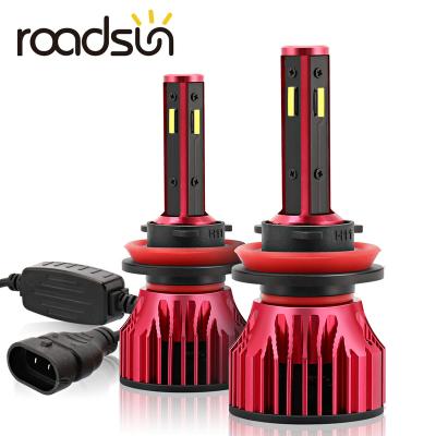 China Super Bright H11 9005 Car Headlight of Roadsun Adjustable LED CSP H4 H7 LED 12V Beam Angle 9006 Auto Side 360 ​​16000LM Emitting Lamp 4 Bulb HB4 HB3 for sale