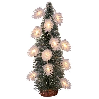 China Christmas Lights Wholesale Tending Warm White White Multicolor Plastic Christmas Tree Usb Lighted Cone Decoration Ornaments Led Light for sale