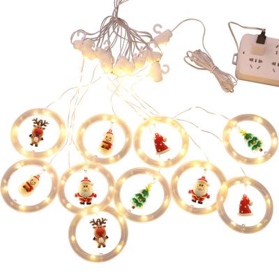 China Christmas Glow Up Ornaments Best Standard Copper Warm White Plastic Indoor Outdoor Decoration Smart Pattern Glow Up Christmas Ornaments Lights for sale