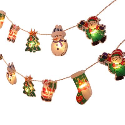 China Christmas Lights Ornaments 2021 New Arrival Warm White Colorful Led Garlands New Christmas Ornaments Christmas Led Lights for sale