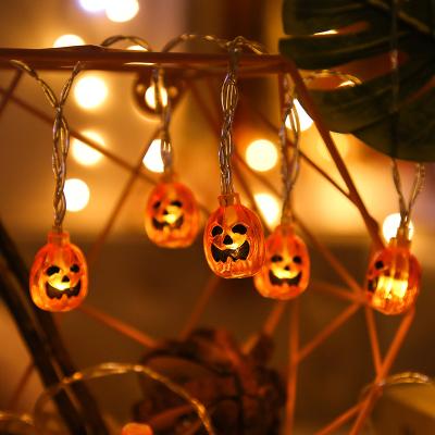 China Pumpkin Lights Battery Operated 2.5M Long Working Life Customize Length Plastic Indoor Outdoor Decoration Halloween Pumpkin Led Lights for sale