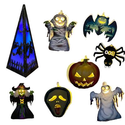 China Light Up Halloween Ghost Decorations Lighting And Circuitry Design Cute Ooperated Usb Battery Lit Ghost Halloween Led Lights For Kids And Children for sale