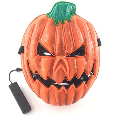 China 1 Color 4 Color 2 Color Home Party Halloween Pumpkin LED Mask New Design Pringting Top Selling PVC Led Mask for sale