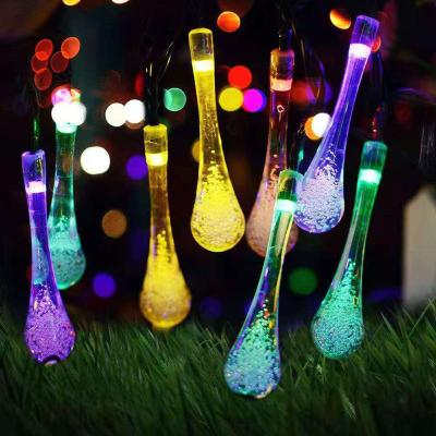 China Outdoor Solar Lights Outdoor Lights Waterproof Rain Solar Icicle Shower Xmas Party Decoration Holiday Xmas Tree Light String Lights for sale