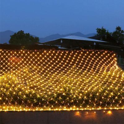 China Outdoor Led Fishing Net Lights Mesh String Light Outdoor Decorative Christmas Lighting Party Wedding Tree Garden Led Net Lights for sale