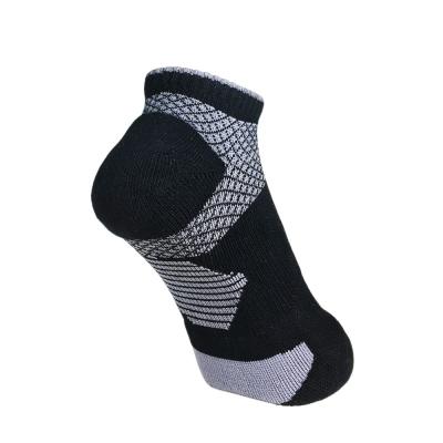 China Antibacterial Antibacterial Custom Sport Ankle Sweat Running Compression Sock for sale