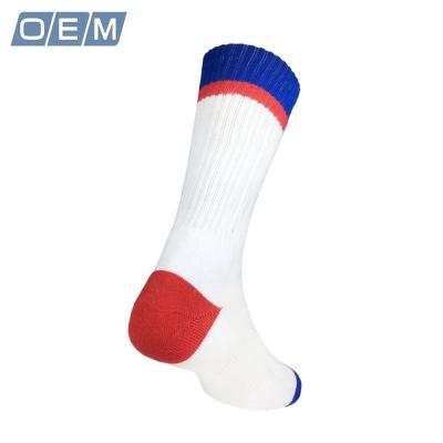 China Antibacterial Antibacterial Made Your Brand Logo College Style Basketball Hiking Sports Running Sock for sale