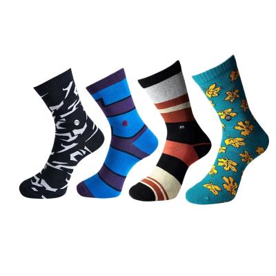 China Custom Bulk Antibacterial Colorful Logo Crazy Fancy Novelty Odd Of Fashion Best Antibacterial Men's Casual Suit Fashion Mens Dress Design Crew Funny Luxury Socks for sale