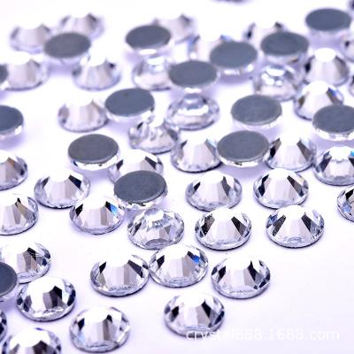 China Flatback Austria round ab rhinestone loose flatback hotfix crystal rhinestones ab for decoration and jewelry bags for sale