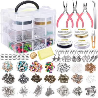 China Jewelry Making Factory Sales 1171pcs Glass Seed Bead Kits Set Alphabet Letters For DIY Making for sale