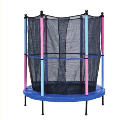 China With 55 Inch Protective Net Cheap Kids Spring Freestanding Trampoline With Enclosure For Sale for sale