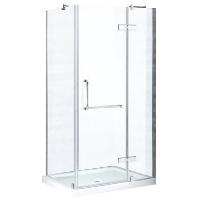 China Modern Float Glass High End Bathroom Cubicle Shower Room Tempered Glass Sliding Door Shower Courtyard Hotel Decor for sale