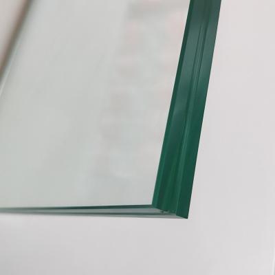 China Yard 8.76mm Laminated Glass For Glass Table Top With Round Edge for sale