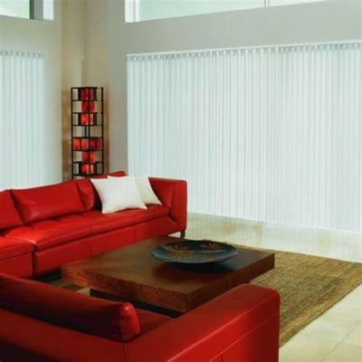 China Modern Style Curtains UV-Protective Vertical Sheer Shade For Bedroom Office Hotel Window Blinds for sale