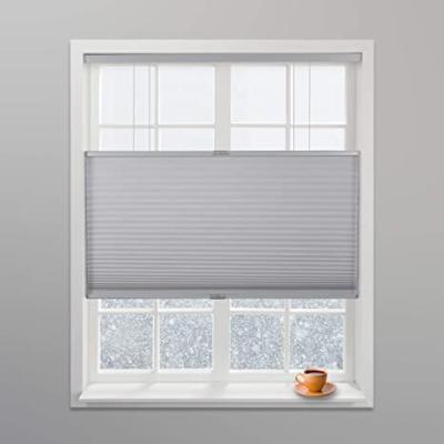 China Guangzhou Manufacturer Cordless Cellular Honeycomb Roller Shade UV-Protective Window Blinds For Glass Door for sale