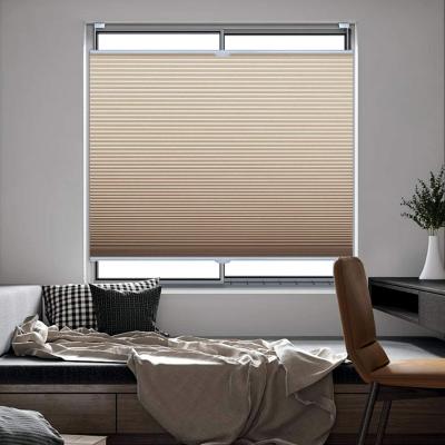 China UV-protective high quality double cell pleated light filtering honeycomb blinds for sale