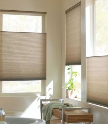 China 25mm 38mm 45mm UV-protective Honeycomb Blinds Double Cellular Blinds Shades Blackout For Window for sale