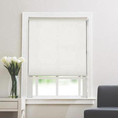 China Wholesale Black Blackout Shower Spring Double Out Roller Shades Blinds Elegant Windows for sale