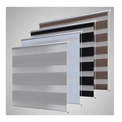 China Wholesale High Quality Manual Roller Zebra UV-Protector Blinds Two Shades Of Coats for sale