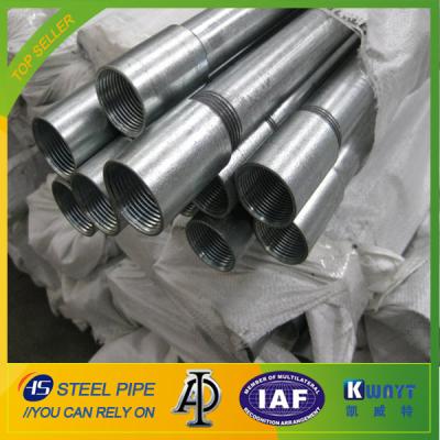 China Hot Dipped Galvanized Steel Pipe With Threads Ends en venta