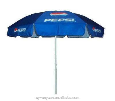 China Outdoor Furniture Umbrellas Advertising Telescoping Umbrella Pole Size Large Size Garden Beach Umbrella UV Coating Sunshade for sale