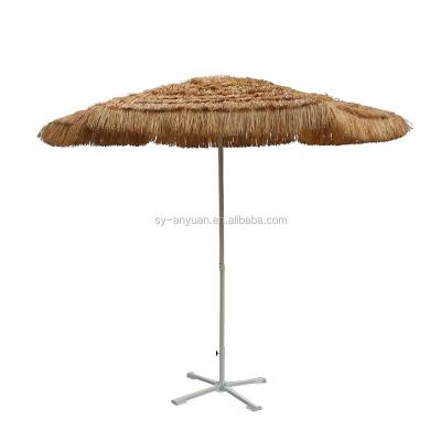 China Nylon 9 Feet Hawaii Beach Tiki Grass Sun Umbrella Outdoor Parasol for sale