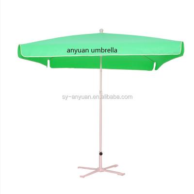 China Shaoxing Shangyu outdoor furniture advertising square parasol umbrella beach umbrella promotional frame with printed for sale