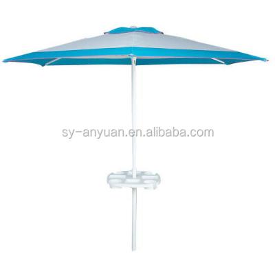 China Beach Umbrella Plastic Plastic Round Table With Umbrella Hole for sale