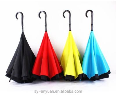 China Popular Design Windproof No Drip Umbrella Rain Innovation Umbrella Upside Down for sale