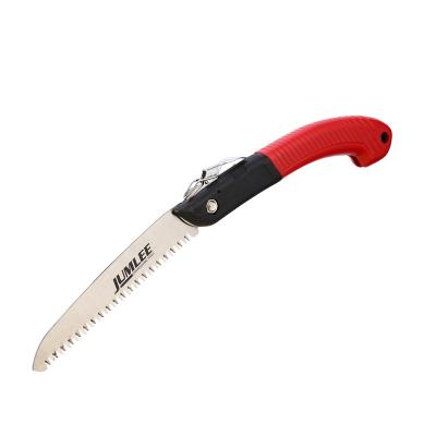 China JUMLEE Chinese Wood Factory Produces Folding Curved Blade Hedge Trimmer Garden Pruning Saw Dry Wood Pruning Saw With Hard Teeth for sale