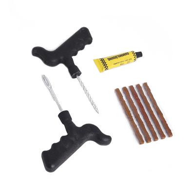 China JUMLEE Universal Suitable Heavy Duty Tire Repair Tools Kit Plug Set For Car Motorcycle Atv Jeep Truck Tractor Flat Tire Puncture Repair for sale