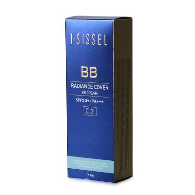 China Frosted comsmetic packaging color printed matte lamination BB cream cosmetic box for sale