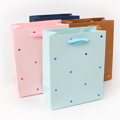 China Creative brown birthday paper gift shopping bag wholesale small medium large size for sale