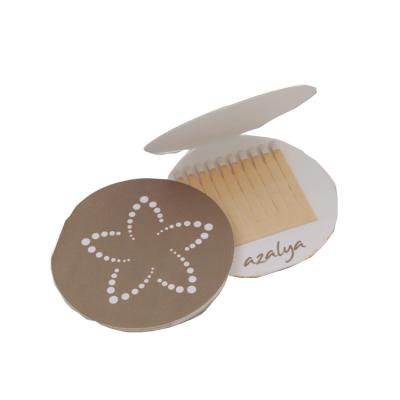 China Custom Name Logo Printing Creative Cosmetic Shaped Wooden White Tip Matches Sticks for sale