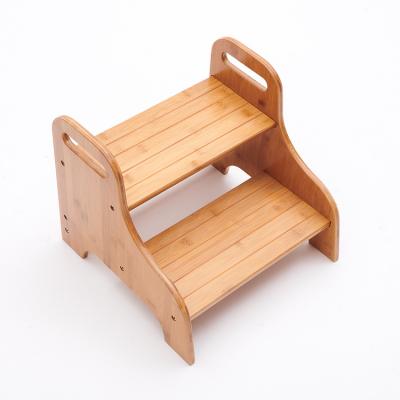 China Convertible Hot Selling Bamboo Kids Step Stool Bed Side Step Stool for sale