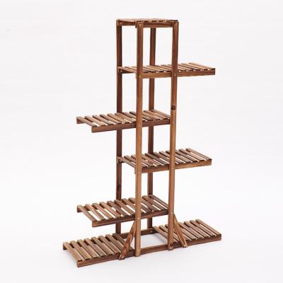 China ECO-frendly Wholesale Bamboo Plant Rack, Floor Potted Plant Rack, Flower Pots Rack Display Rack for sale