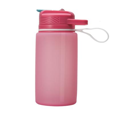 China Stocked High Quality Wholesale Collapsible Water Bottle Colored Squeeze Drink Bottle for sale