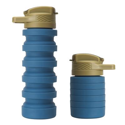 China USA Stored Straw Wheat Foldable Camping Water Stock Folding Bottle for sale